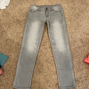 Grey Soho Mid Rise Boyfriend Jeans Size 2